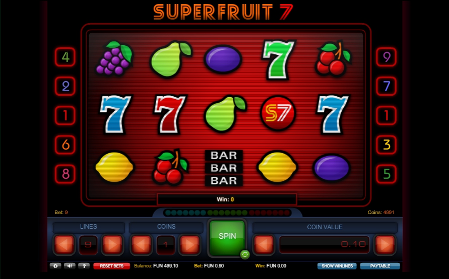 Игровой автомат Superfruit 7